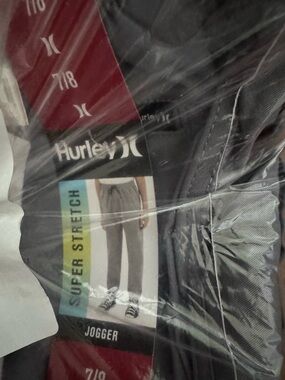 NWT Grey Hurley Stretch Jogger Size 7/8
